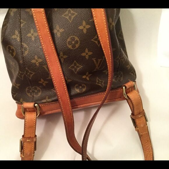 VINTAGE LOUIS VUITTON BACKPACK HAND BAG MONOGRAM - Picture 4 of 8